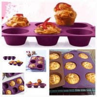 Tupperware силиконова форма за мъфини, снимка 1 - Форми - 41830533