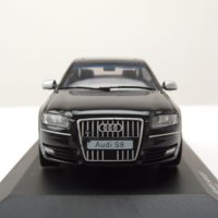 Audi S8 D3 2010 - мащаб 1:43 на SOLIDO моделът е нов в PVC дисплей-кейс, снимка 5 - Колекции - 42267996