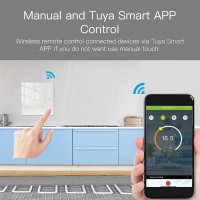 MOES Tuya Zigbee WiFi термостат 5А за водно подово отопление, снимка 4 - Друга електроника - 42085579