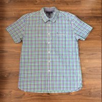 Tommy Hilfiger Мъжка памучна риза каре със стандартна кройка, снимка 2 - Ризи - 41561926