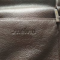 Бизнес пътна чанта лаптоп таблет MELVIN, тъмно кафява , снимка 4 - Чанти - 33897004