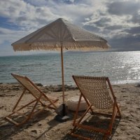 Ръчно плетени столове от макраме тип шезлонг за плаж ,бар , ресторант, снимка 10 - Градински мебели, декорация  - 39448348