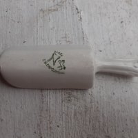 Порцелан малка лъжичка за захар на Capodimonte с позлата, снимка 3 - Антикварни и старинни предмети - 40325978
