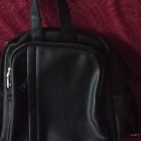 Кожени раница и чанта, снимка 1 - Раници - 41487622