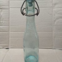 Ретро шише бутилка с керамична кокалена тапа, снимка 6 - Антикварни и старинни предмети - 42686334