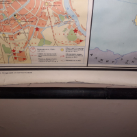 Стара платнена карта Велика социалистическа революция, снимка 6 - Антикварни и старинни предмети - 36216246