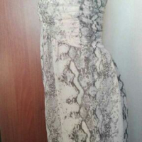 Красива рокля  на H&M с украса от камъни, мъниста и дантела🍀❤S,M(38)❤🍀арт.4083, снимка 4 - Рокли - 36180283