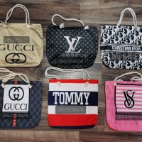 Плажни чанти Tommy Hilfiger Victoria's Secret Gucci Louis Vuitton Dior , снимка 1 - Чанти - 41391099