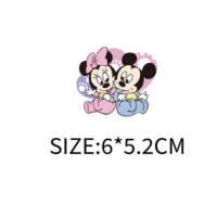 Мики и Мини Маус бебета щампа термо апликация картинка за дреха блуза чанта, снимка 1 - Други - 36341265