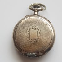 Стар джобен сребърен часовник, снимка 12 - Джобни - 35967767