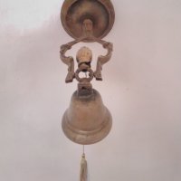 Бронзова камбана за стена,врата. Стара Английска изработка., снимка 6 - Антикварни и старинни предмети - 41492821