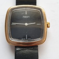Механичен позлатен часовник Agon, снимка 1 - Антикварни и старинни предмети - 41856984