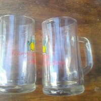 Две немски стъклени халби за бира по 350 милилитра, снимка 3 - Други ценни предмети - 39576783