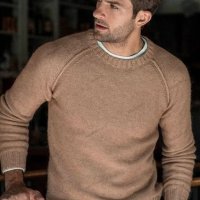 Мъжки пуловер с кръгло деколте, 6цвята - 023, снимка 3 - Пуловери - 42708129