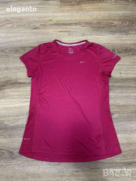Дамска тениска Nike Miler Pink Dri-Fit , М размер , снимка 1