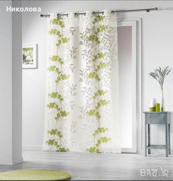 Тънки френски пердета 3 броя , снимка 1