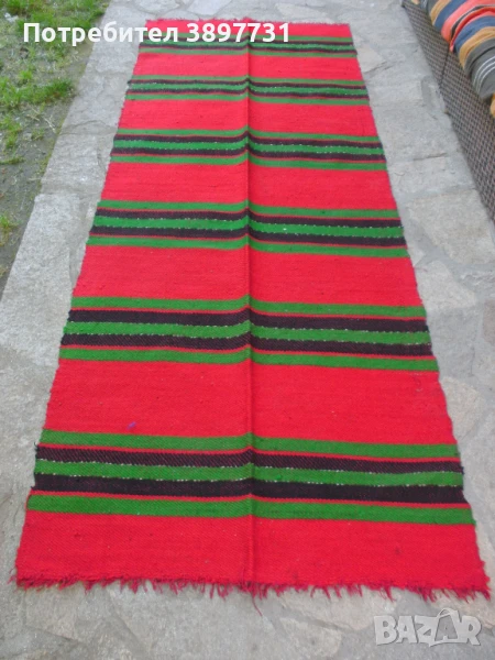 Уникална антична пътека от миналия век ! - вълнена, Нова !, снимка 1