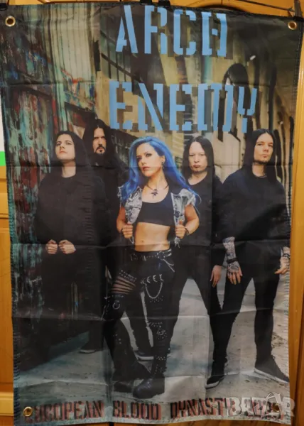 ARCH ENEMY European Blood Dynasty 2025 Flag , снимка 1