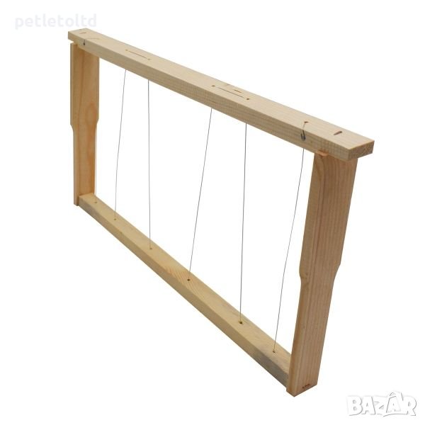 Лангстрот-Рут Многокорпусни рамки, с хофманов уширител - обтелени с тел INOX, снимка 1