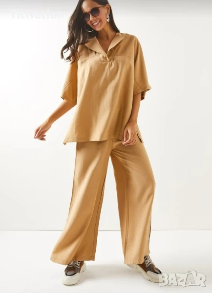Бежов летен комплект , снимка 1