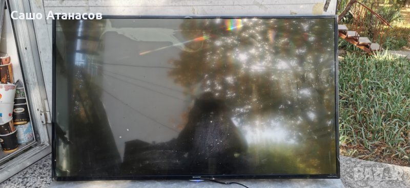 SHARP LC-43CFG6002E със счупена матрица ,TP.MS6486.PB711 ,6870C-0532A ,RF-AJ430E32-1101S-02 A1, снимка 1