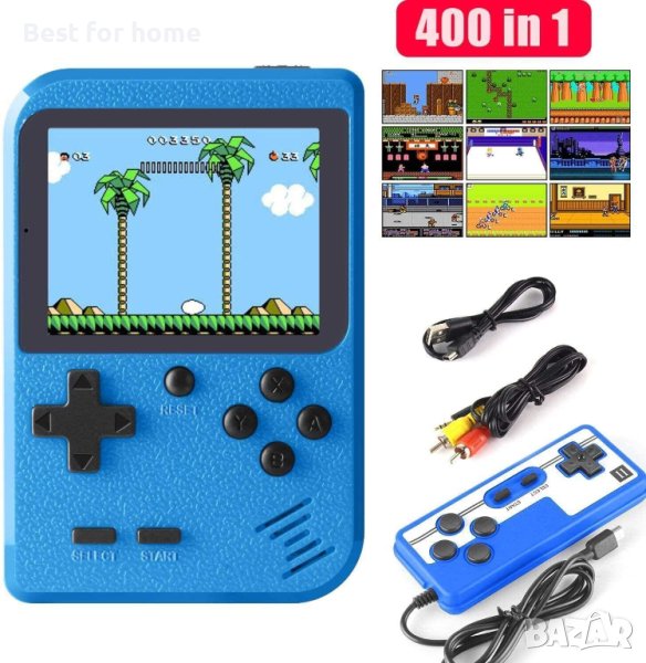 ТВ и джобна игрална конзила Retro Mini Game Player с 400 аркадни ири, снимка 1