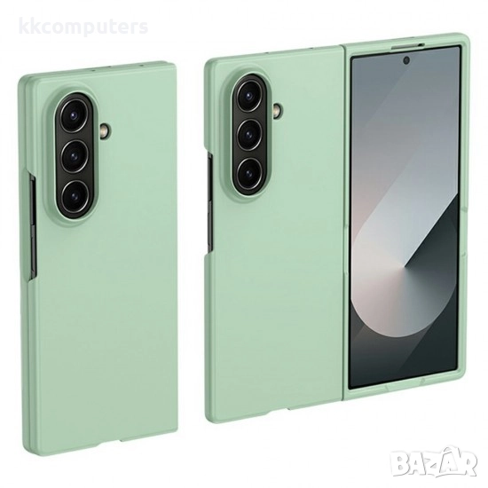 Силиконов кейс bSmart Silicone Cover, За Samsung Galaxy Z Fold7, Ментов и Протектор , снимка 1