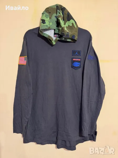 Nike Jordan UCLA Bruins Football Dri-FIT Hoodie Military., снимка 1