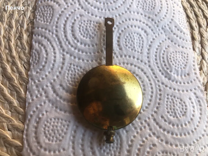 махало за стар каминен часовник, снимка 1