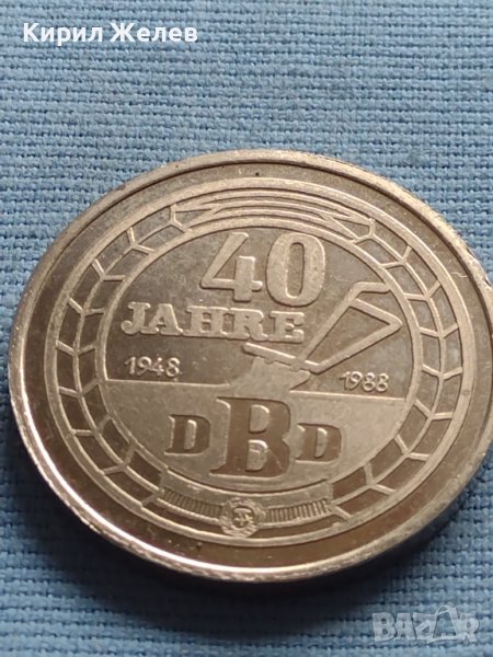 Стар рядък плакет 1988г. ГДР за КОЛЕКЦИЯ ДЕКОРАЦИЯ 30306, снимка 1