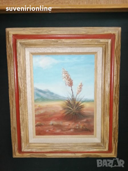 оригинална рисувана картина масло на платно с подпис, снимка 1
