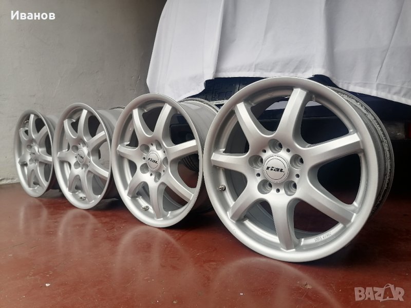 Джанти Rial 16" 5х112 VW, Seat, Audi, Skoda , снимка 1