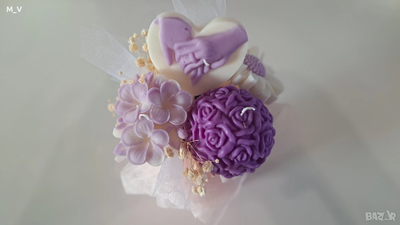 Соеви свещи ръчно изработени, снимка 1