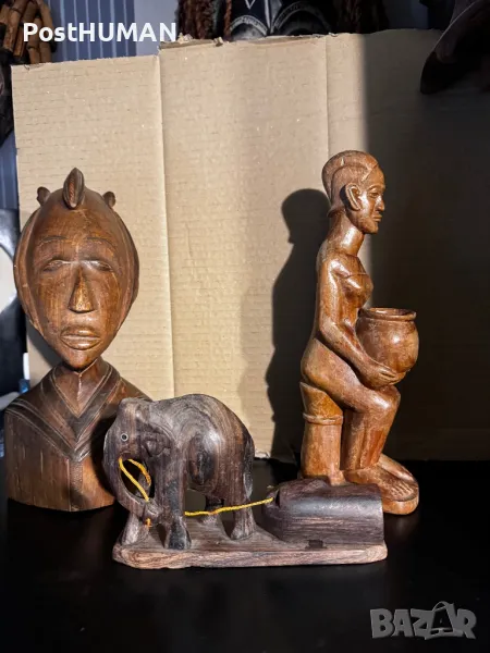 Дървени фигури -Африка, снимка 1