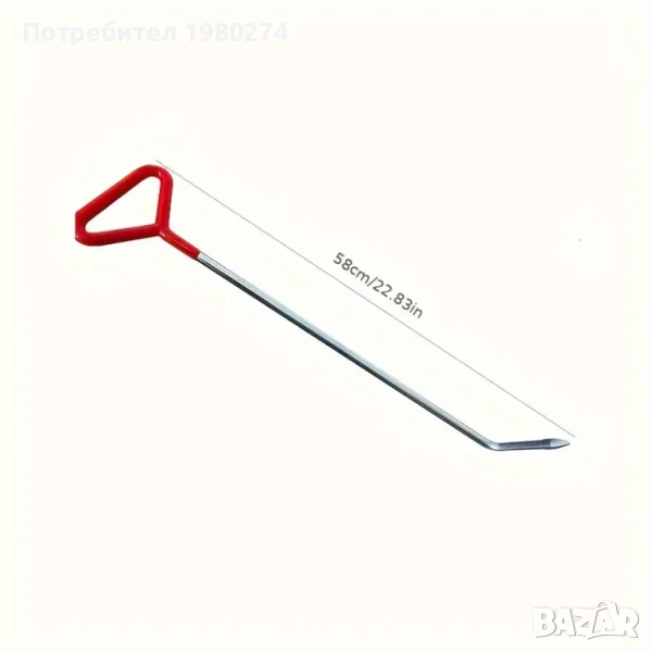 PDR (Paint Dent Repair), ПДР лост със сменяем връх. Дължина 58 см., дебелина 10 мм., снимка 1