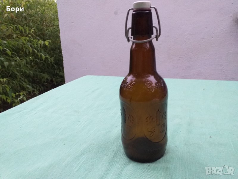 Vintage Grolsch Бирена бутилка с порцеланова капачка, снимка 1