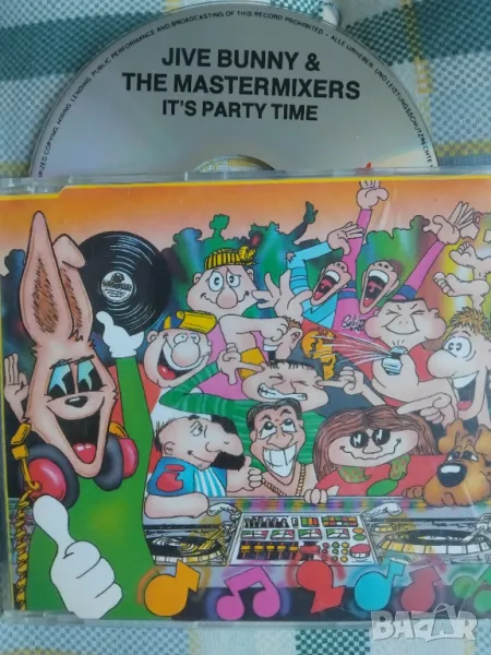 Jive Bunny & The Mastermixers– It's Party Time - оригинален диск музика, снимка 1