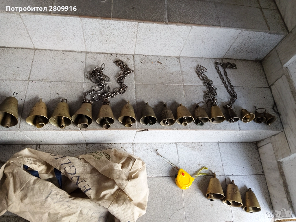 Чанове и звънци 15броя, снимка 1