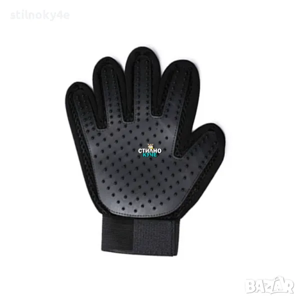 Дяна груминг ръкавица за вчесване/отстраняване на мъртва козина/баня/масаж Ръкавици за кучета/котки, снимка 1