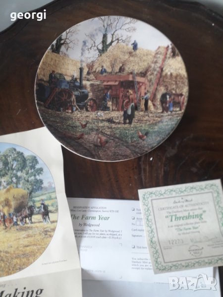 Декоративна порцеланова чиния , снимка 1