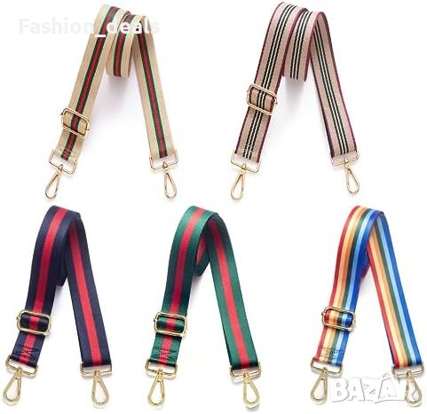 Нова широка 3,8 см регулируема раменна каишка за дамска чанта , снимка 1