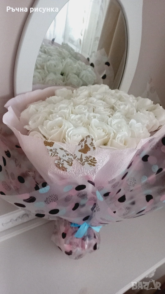 Големи букети,различни цени ,51рози,21рози,23рози, снимка 1