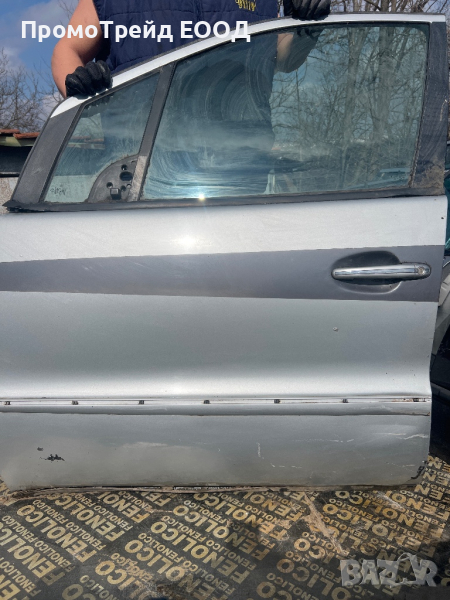 Задна лява сива врата Мерцедес А класа W168, снимка 1