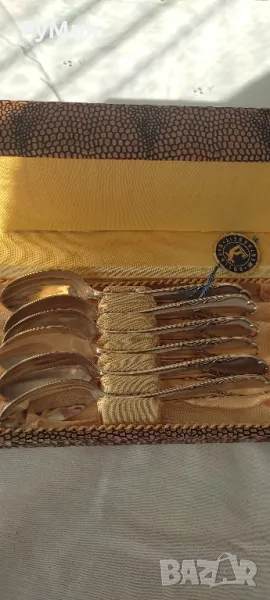 Комплект посребрени лъжички за кафе Solingen* Сребърно покритие 100 , снимка 1