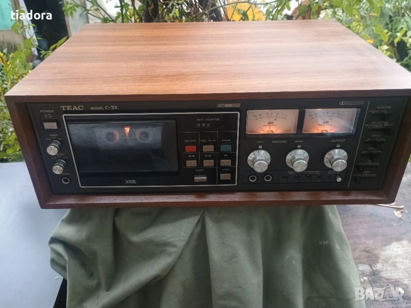 TEAC C-3X  3-Head Stereo Cassette Deck DBX -Wood Case, снимка 1