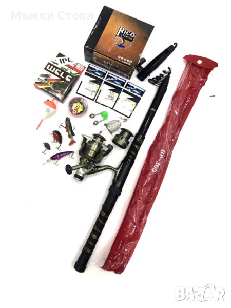 Комплект 3метра с макара и всички такъми от снимките, снимка 1