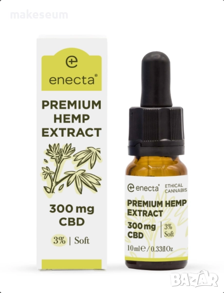Enecta CBD масло 3%, 300 мг, 10 мл , снимка 1