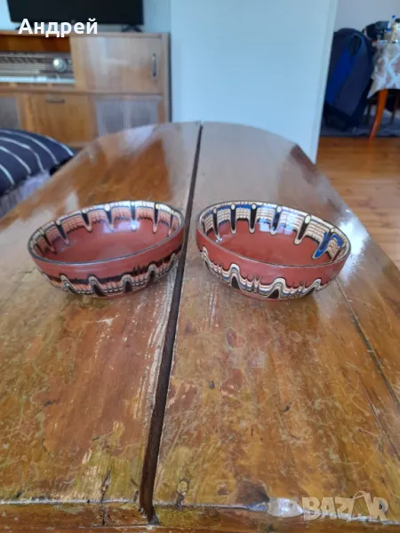 Стара керамична паница,паници #13, снимка 1