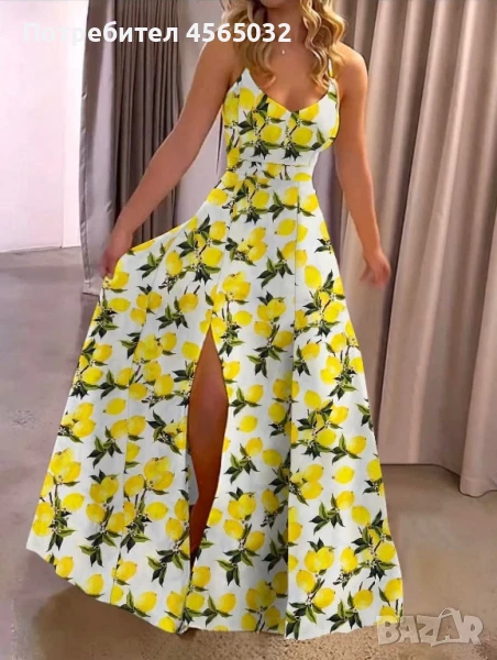 Дамска рокля с летни мотиви, снимка 1
