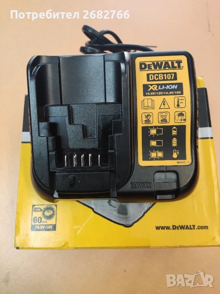 зарядно dewalt dcb107, снимка 1